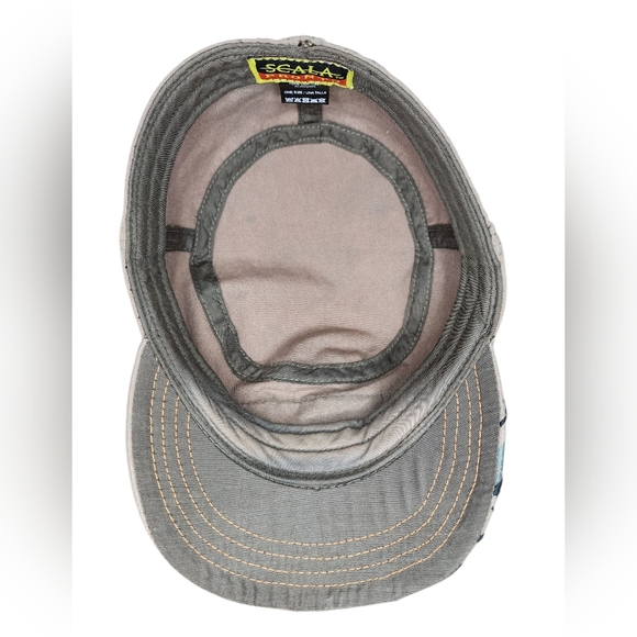 SCALA PRONTO Women's military style hat, floral, One size - Picture 3 of 6